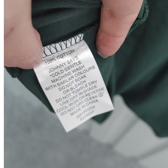 Johnny Bigg Xavier Zip Neck Polo Shirt NWT Forest Green US 4XL - Picture 8 of 9